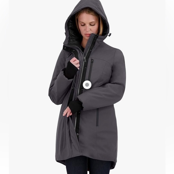 Sebby Collection Women's Heavyweight Softshell Coat, jacket women’s jacket - Picture 1 of 12